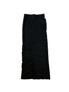 Zara Trafaluc Bodycon Midi Skirt Black Sz Small